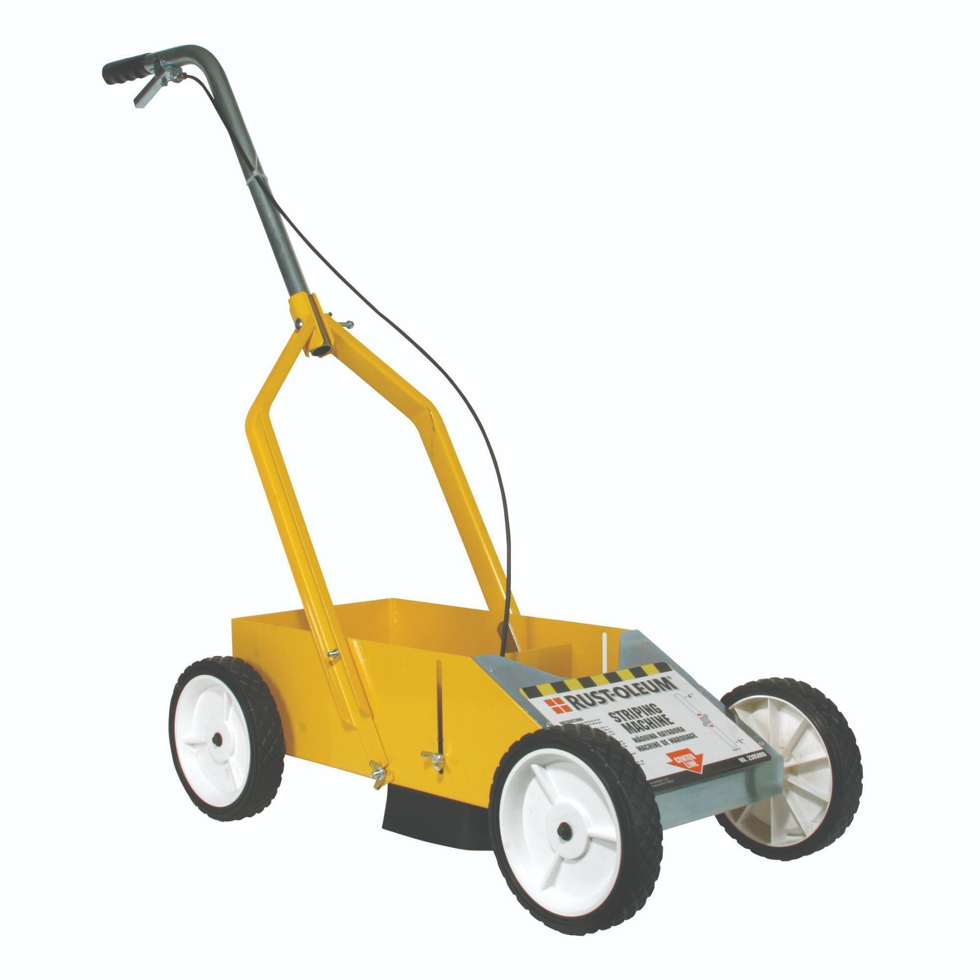 Rust-Oleum Striping Machine — Heavy-Duty Wheels, Collapsible Handle, Model# 2395000DS